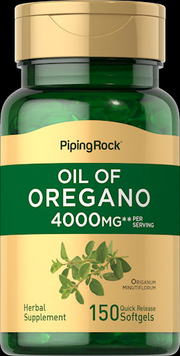 3581 PIP Oregano Oil 4000 mg Softgels 150