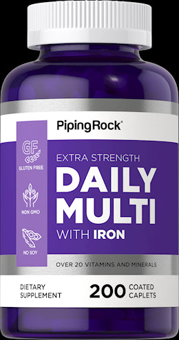 11513 PIP Daily Multi with Iron 200 Coated Caplets