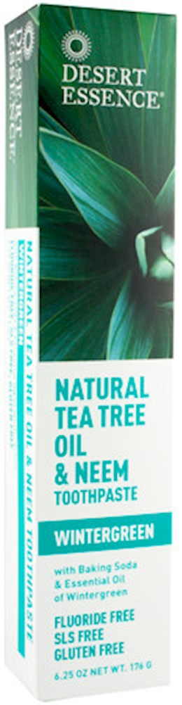 39336 Desert Ess Tea Tree Oil & Neem Toothpaste 7 OZ