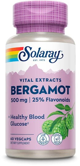 45602 Bergamot 500 mg 60 Veg Capsules