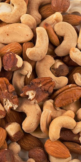 60090 PIP Deluxe Mixed Nuts Roasted Unsalted 1 lb (20#)