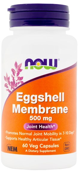 40827 Now Eggshell Membrane 500mg  60 Veg Caps