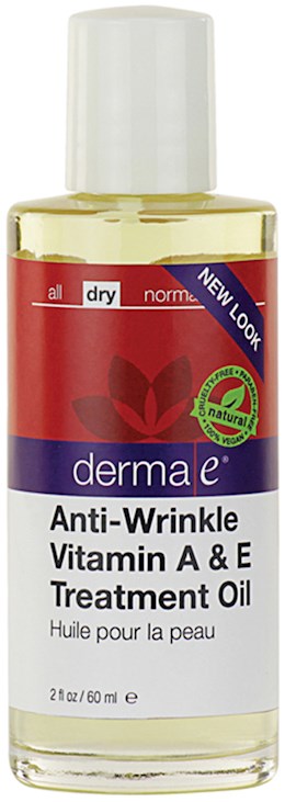 40521 Derma E Vit  A Wrinkle Treatment Oil with E 2 oz