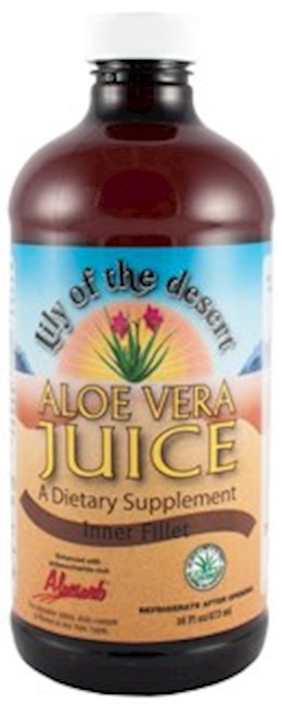 39740 Lily Aloe Vera Juice (Certified Organic) 16 oz
