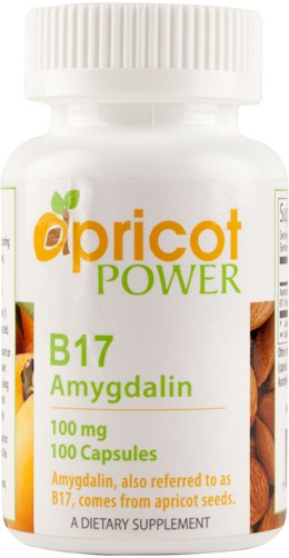 40863 Apricot Power B17 100mg  Amygdalin 100 Caps