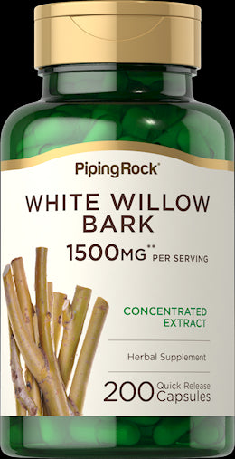 2823 PIP White Willow Bark 1500 mg Capsules 200