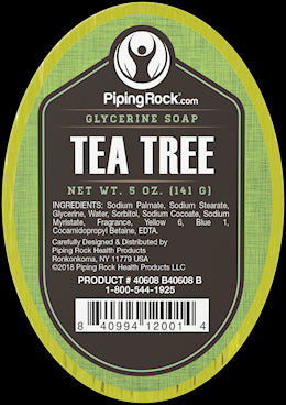 40608 PIP   Tea Tree Glycierin  Bar Soap 5 oz