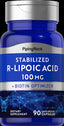 6932 PIP R-Lipoic Acid plus Biotin Optimizer 100 mg 90