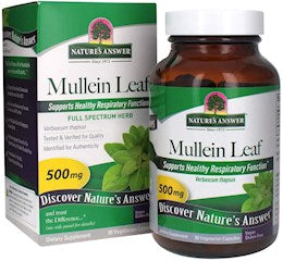 39271 Nat Answer Mullein Leaf 500mg Caps 90