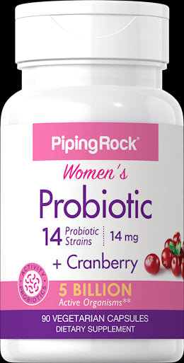 13921 PIP Women's Probiotic with Cranberry 90 V Capsules