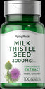 3541 PIP Milk Thistle Seed 3000 mg Capsules 100