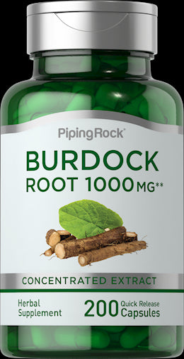 3033 PIP Burdock Root 1000 mg  Capsules 200