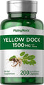 18491 PIP Yellow Dock 1500 mg 200 Capsules