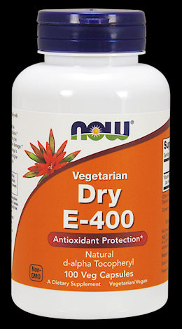 41084 Now Foods Dry E- 400 d-Alpha Tocopheryl Succ 100 C