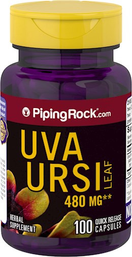 39078 PIP  Uva Ursi 480 mg   Capsules 100
