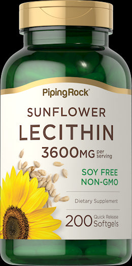 39915 Sunflower Lecithin - NON GMO 3600 mg 200 Softgels