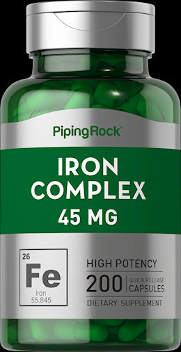 15202 PIP Iron Complex 200 Caps