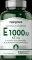 17272 PIP E 1000 IU plus Mixed Toco 120 Softgels