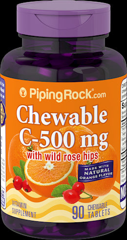 5530 PIP Chewable Vitamin C 500 mg 90 Chew Tabs