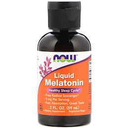 39445 Now Melatonin Liquid 2 OZ