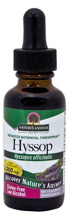 39219 Nat Answer Hyssop Liquid Extract 1 OZ