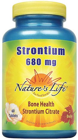 41626 Narure's Life Strontium Citrate 340 mg 60 Tablets