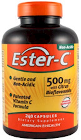 39027 Amer Health Ester C 500 mg Bioflav Capsules 240