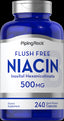 1236 PIP Flush Free Niacin 500 mg 240 Capsules