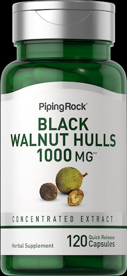 40211 PIP  Black Walnut Hulls 1000 mg  Capsules 120