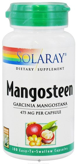 40569 Solaray Mangosteen 475mg 100 Caps
