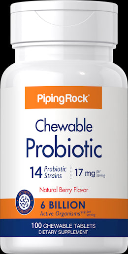9436 PIP Adult Chewable Probiotic 6 Bil 100 Tabs