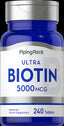 1279 PIP Biotin 5000 mcg  240 Tablets