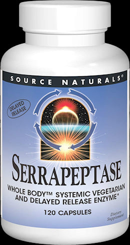 41879 Serrapeptase 120,000 SPU 120 Veg Caps