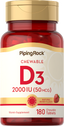 14372 PIP Vit D 2000 IU Chewable 180 tabs
