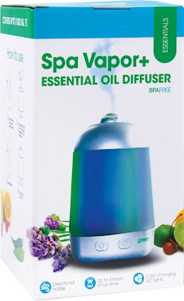 40178 Green Air Mist Spa Vapor Diffuser Grey