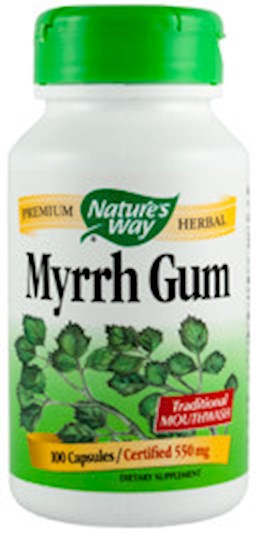 39272 Nature Way Myrrh Gum 550 mg Capsules 100