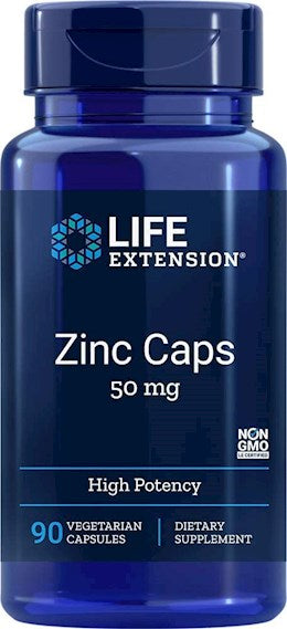 41620 Life Ext Zinc Caps 50 mg  OptiZinc 90 Capsules