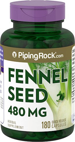 3241 PIP Fennel Seed 480 mg Capsules 180