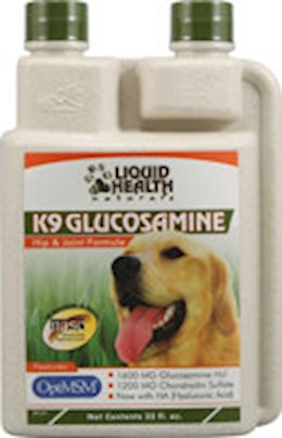 40276 Liq Health Prod K 9 Glucosaminse  32 oz
