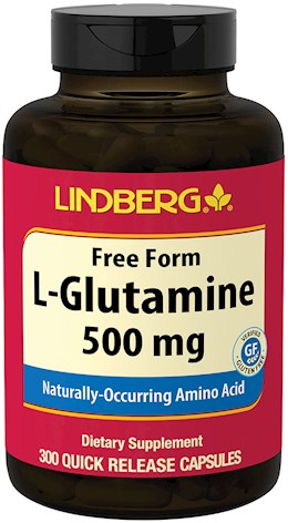 21971 LN L-Glutamine 500 mg 300 Capsules (LN3882)