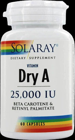 42001 Dry vitamin A 25,000 IU 60 Capsules
